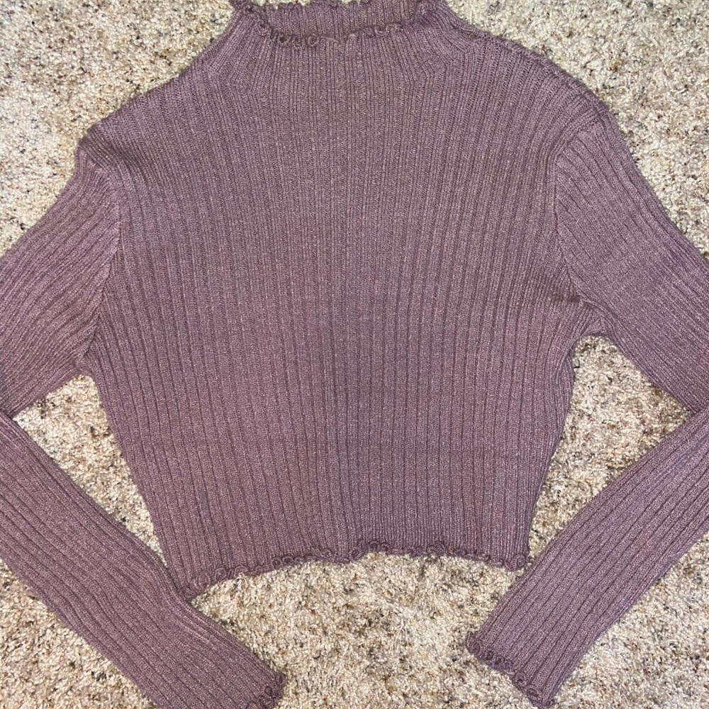 Mock neck sweater